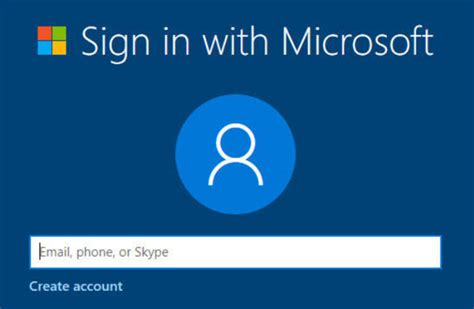 sign in to my microsoft account